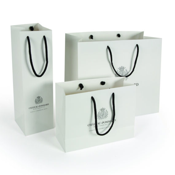 luxury paper bags with cotton ropes